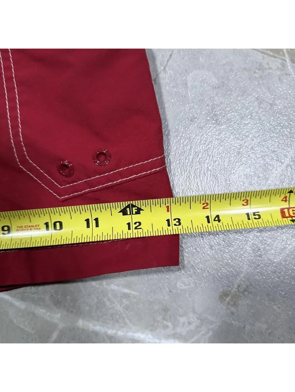 Vintage Speedo Red Cargo Board Shorts Swim Trunks Medium